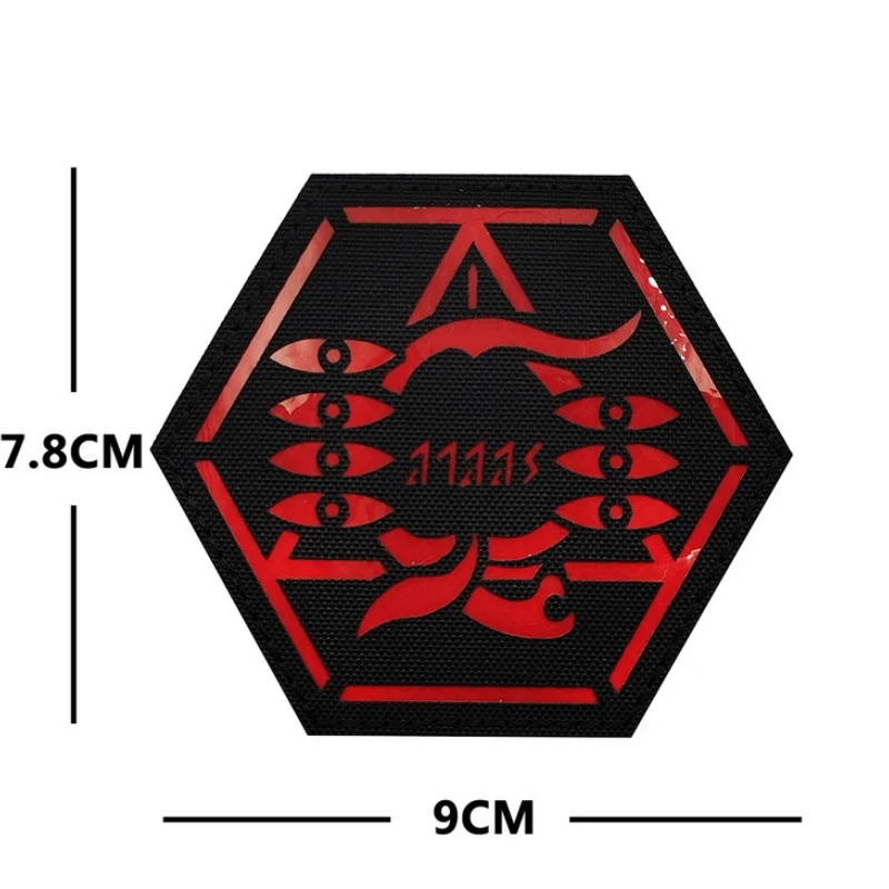 뉴 센추리 전도자 로고 애니메이션 배지 애니메이션 NERV 반사 패치 암밴드 후크 앤 루프 전술 스티커 패치 의류용