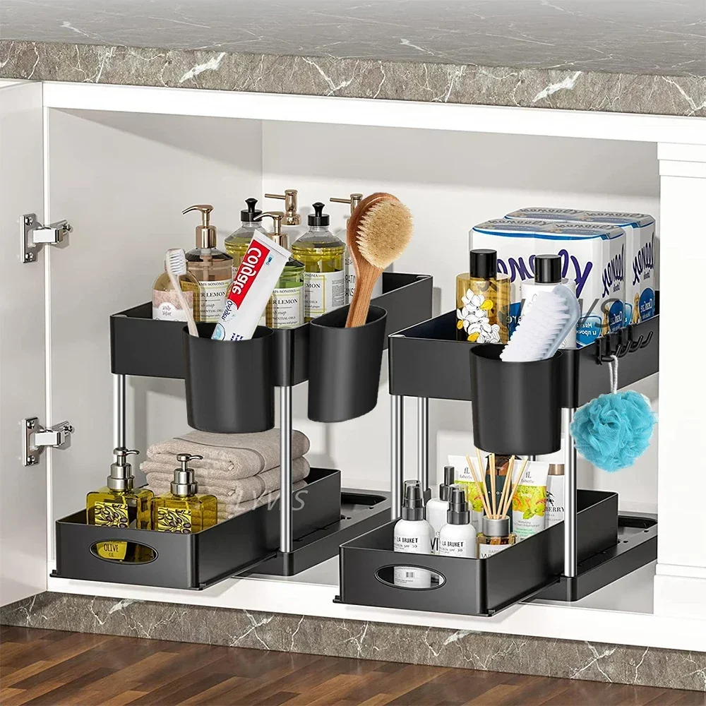 Under Sink Sliding Organize 3
