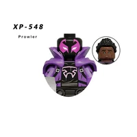 Latest SpiderMan Blackened spot Building Blocks Hero Anime Bricks Dolls Mini Action Toy Figures Assemble Blocks Children Gifts 2