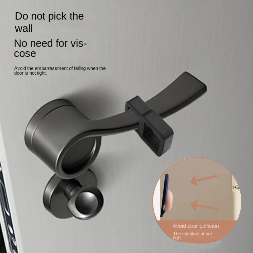 2Pcs Door Handle Anti-collision Pad Silicone Door Stopper Creative Square Anti-damage Wall Furniture Protector Hardware