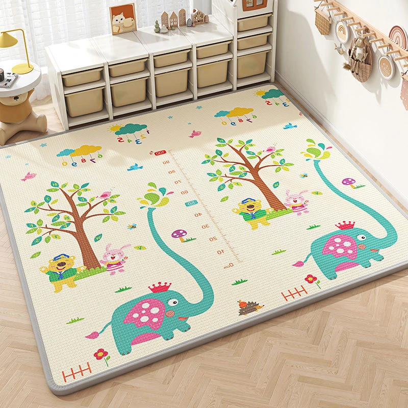 

2023 New Style Baby Crawling Folding Mat 1cm/0.5cm Environmentally Friendly Thick Carpet Play Mat for Children's Safety Rug Gift