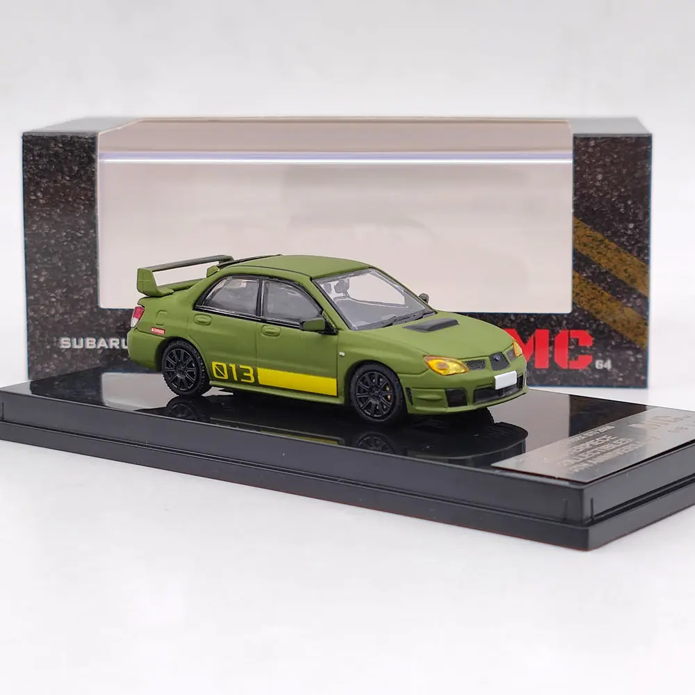 

MC Diecast Alloy 1:64 Scale Impreza 2006 WRX STI Sports Cars Model Adult Classics Collection Toys Souvenir Gifts Static Display