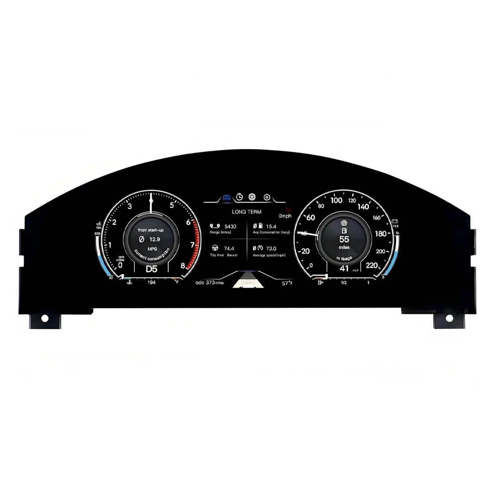 Panel de Instrumentos Digital de 12.3 Pulgadas para Volkswagen VW Phaeton 2004-2015, Cabina Virtual, Pantalla LCD, Velocímetro Linux 1
