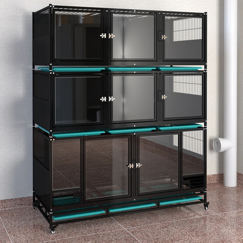 

Клетка для домашних животных, шкафчик для домашних животных, шкаф-витрина для больницы, приемный стеклянный шкаф для кошек, клетка для разведения кошек