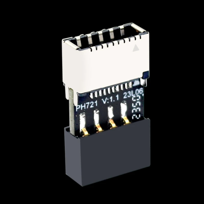 컴퓨터 메인보드 어댑터 컨버터, USB 2.0, 9PIN 수 to TypeE, 20 핀 암, 사용하기 쉽고 내구성이 뛰어난 드롭쉽