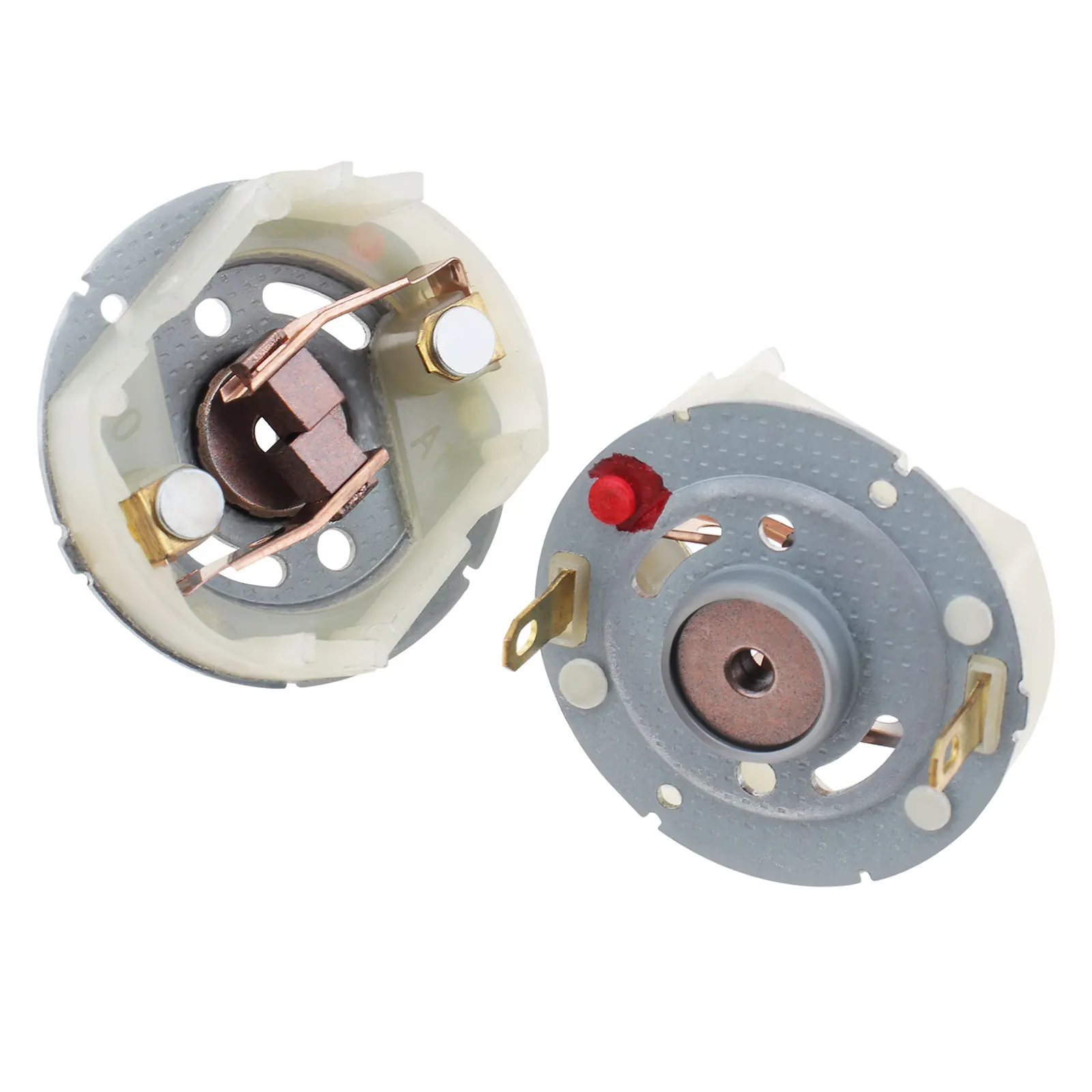 2pcs R380 DC Motor Carbon Brush Holder R360 R370 R390 Motor Accessories Copper Brush