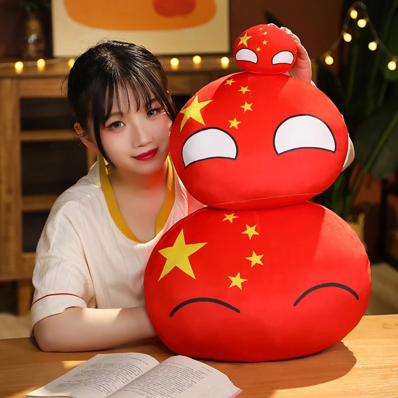 ぬいぐるみ Polandball plush dolls All USA Polandball Plush Doll Toy Countryball USSR Soviet Ball and
