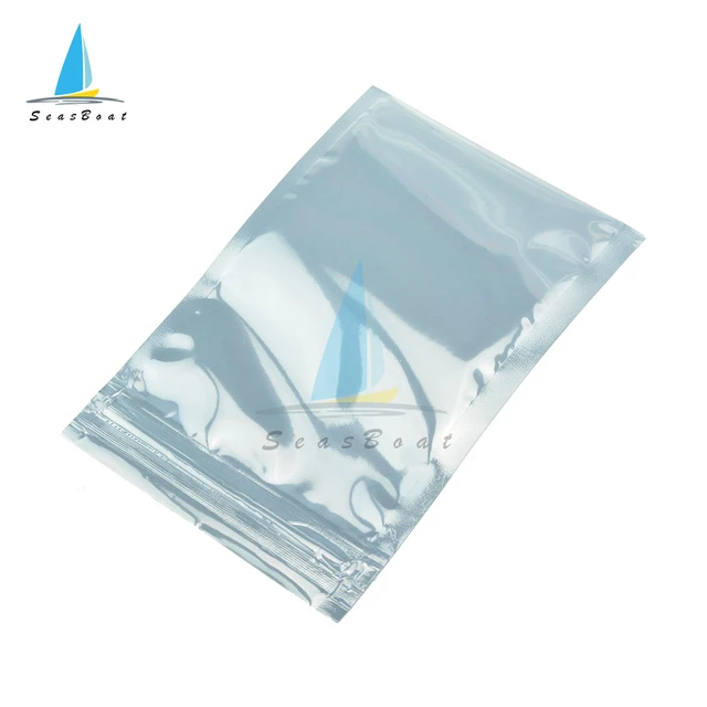 ESD Anti-Static Shielding For Zip Bag Plastic Antistatic Lock Pouch  Electronics