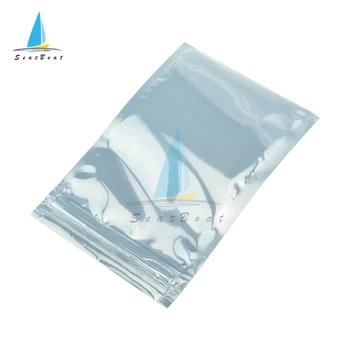 50pcs 정전기 방지 차폐 지퍼 잠금 가방 Resealable ESD 정전기 방지 악기 칩 전자 액세서리 배터리 USB 파우치