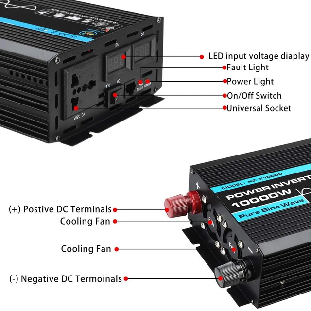 Transformateur de convertisseur de tension CA 110V/220V 10000W