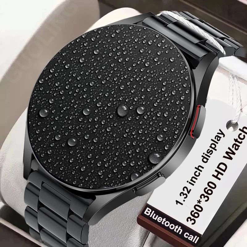 2022New Bluetooth Call Smart Watch Men Women Custom Watch Face Voice Assistant 1.32 Inch Display 360*360 HD Watch Man Smartwatch