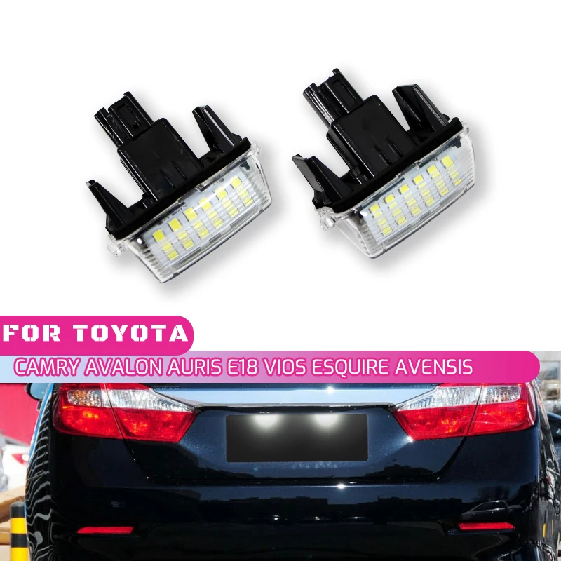 2 Pz Led Targa Lampade Per Toyota Camry Avalon Auris E18 Vios Esquire Avensis Esquire Ez Noah Proace City Sai