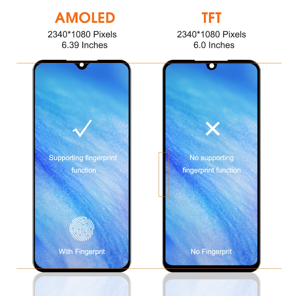 AMOLED For Xiaomi Mi 9 lite LCD Display Touch Screen Digitizer Replacement Parts For Xiaomi CC9 M1904F3BG with Frame Display