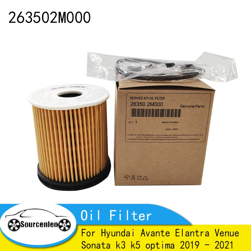 Engine Oil Filter Assy For Hyundai Avante Elantra Venue Sonata k3 k5 optima 263502M000 26350 2M000 26350-2M000