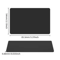 10pcs NFC216 Black Cards Rewritable NFC NT-AG216 PVC Cards Blank Easy Convenient Programmable NFC Business Card Chip 888Bytes 2