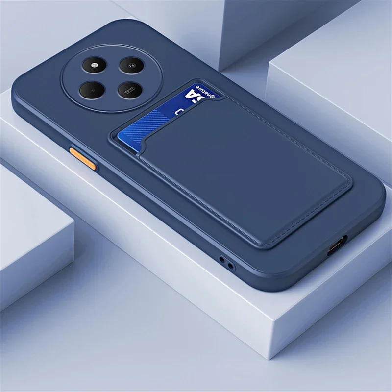 Luxury Silicone Wallet Card Holder Phone Case - Shockproof Coque