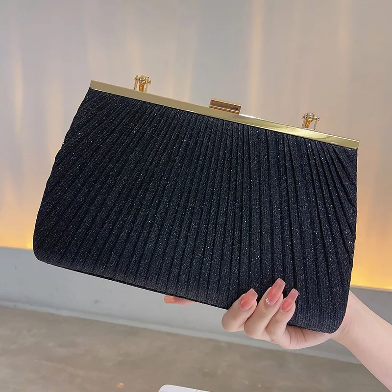 New Luxury Handbag Large Capacity Clutch Bag Socialite Princess Style Party Evening Dress Shoulder Crossbody Bag