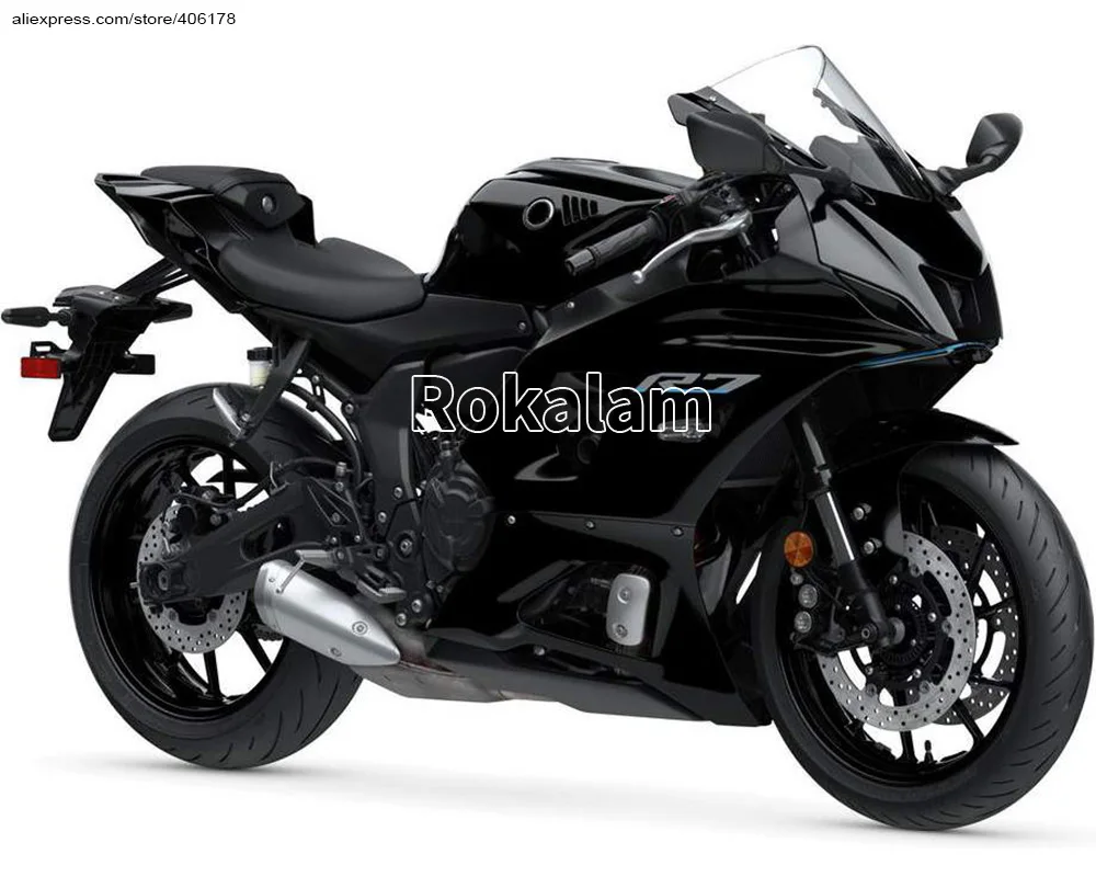Kit Carrozzeria Per Yzf-R7 2022 2023 Yzf R7 22 23 Yzfr7 Kit Carenatura Aftermarket Sportbike Nero Lucido (Stampaggio A Iniezione)