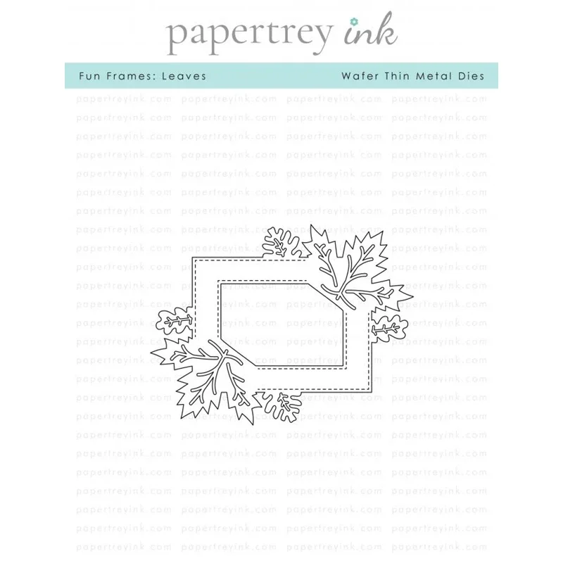 

Fun Frames Leaves Die New 2023 Metal Cutting Dies Scrapbooking for Paper Making Frames Card Craft no Stamp