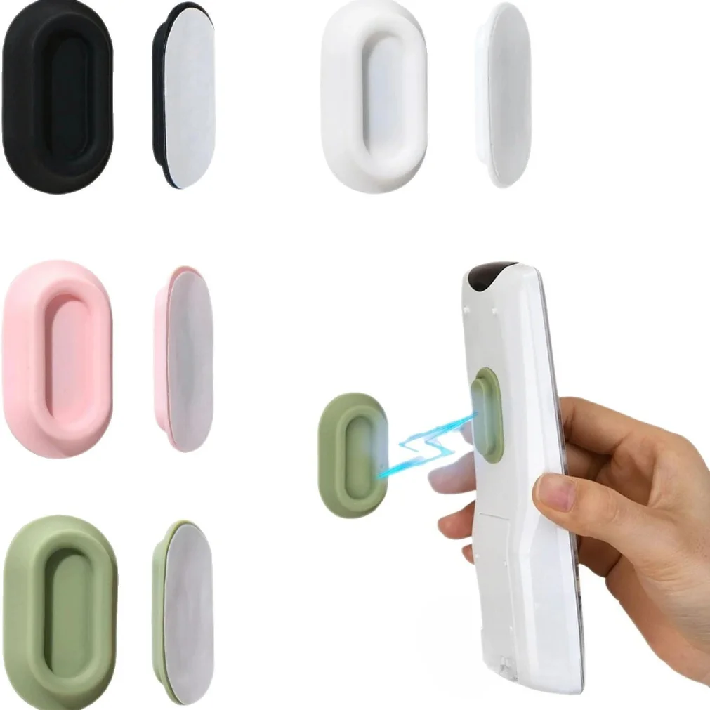 MagneticRemoteControlHolderStrongSelf-AdhesiveWallMountBracketforTVConditionerRemotesUniversalHouseholdOrganizer-AliExpress