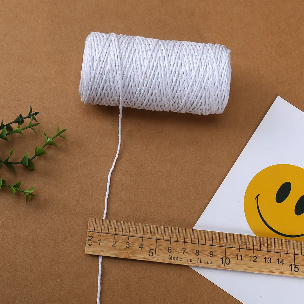 %E3%80%90Expert%20Recommended%E3%80%91%20100m/roll%202mm%20White%20Cotton%20Cord%20Rope%20Twisted%20String%20Twine%20Cords%20Rope%20for%20Home%20Decor%20Handmade%20Festival%20Christmas%20DIY%20Gift%20Wrap%20-%20Image%205