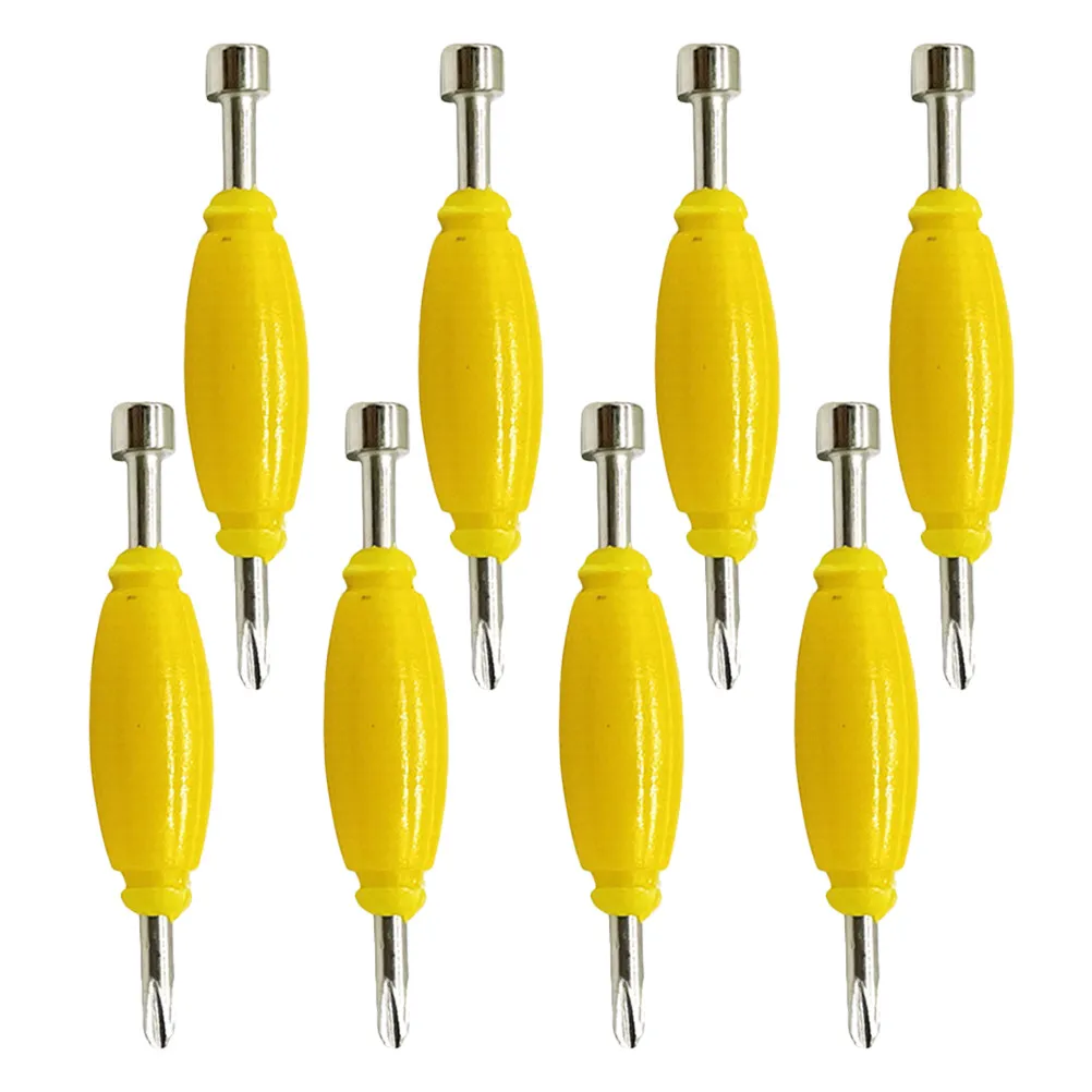 8Pcs 손가락 스케이트 보드 스크루 드라이버 더블 헤드 미니 금속 도구 휴대용..