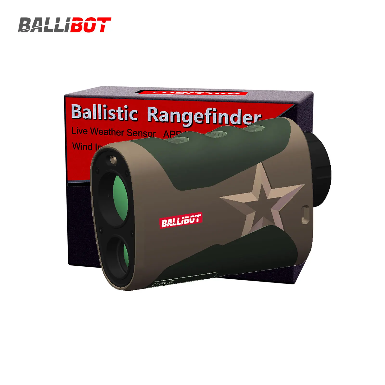 1500mLongDistanceBallisticLaserRangefinderwithbuiltin4DOF