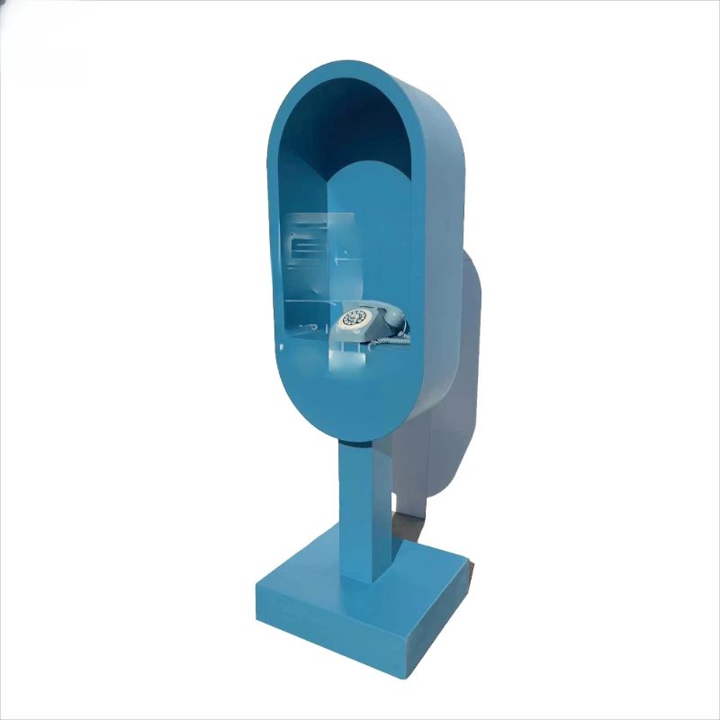 Description Picture 2 of itemfor Wedding Decoration Telephone Booth Audio Guestbook Stand