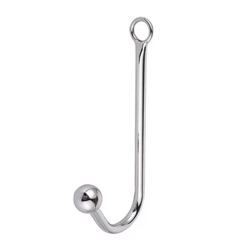 Anal Hook Stainless Steel Sex Toys for Man Metal Butt Hook Dilator Prostate Massager Chastity Device Anal BDSM Gay Fetish Toys 5