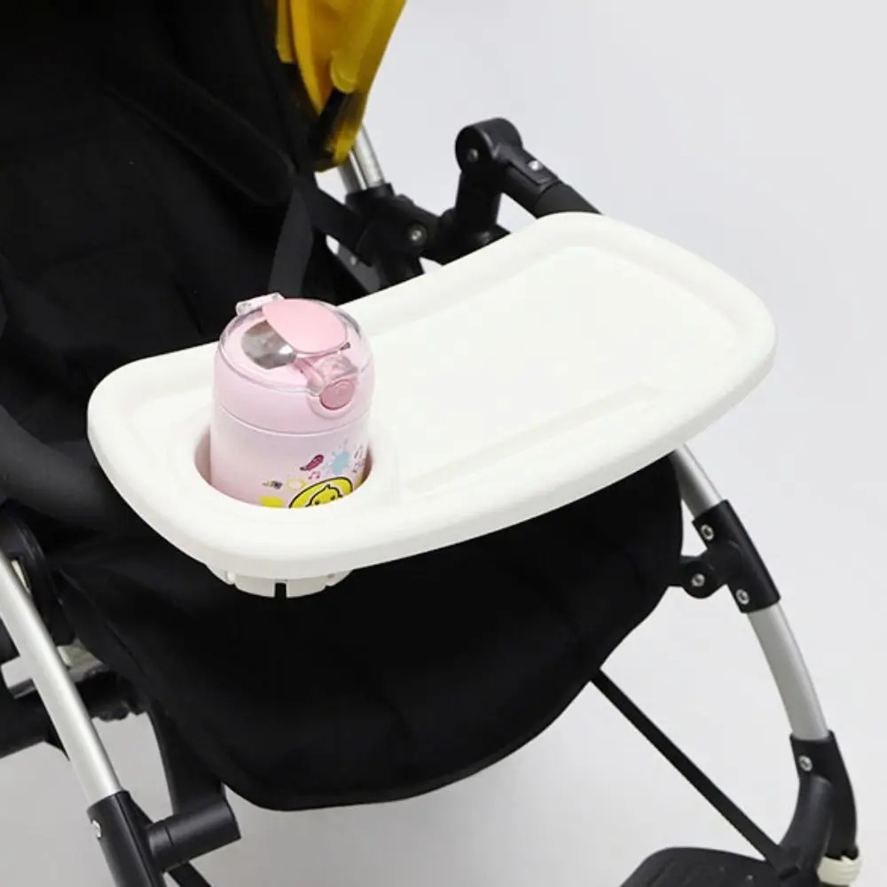 

Universal Baby Stroller Snack Tray Childrens Cart Pram Dinner Table Milk Bottle Cup And Phone Holder Accessories For Traveling