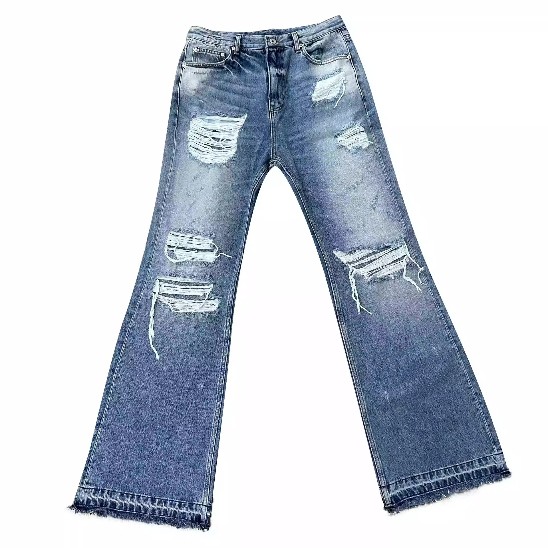 【Undermycar】Mu114 WASHED FLARE JEANS BLK 언더마이카 무.114 오리지널 로고 워시드 슬림 플레어 진 워시드