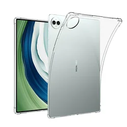 Transparent Soft TPU Shockproof Airbag Shell Back Cover for MatePad Pro 13.2 (Transparent)