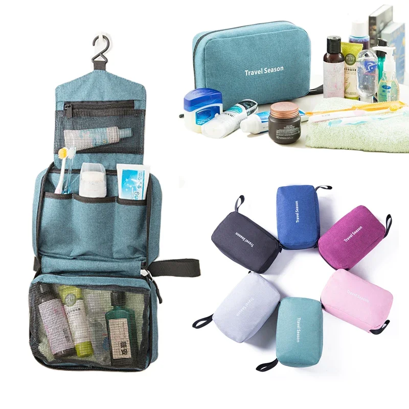 Men Women Toilet Make Up Cosmetic Makeup Bag Case Pouch Travel Organizer for Toiletry Kit Insert Beauty Shower Necessaire Vanity 2