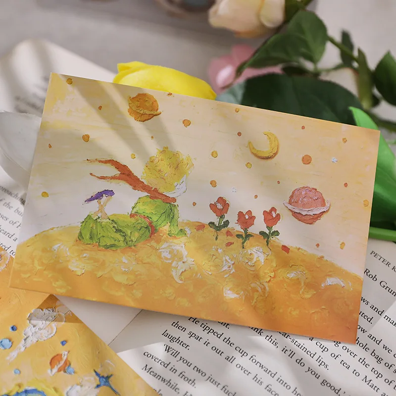 30 pcs Little prince theme Cardboard decoration paper message postcard DIY Diary Scrapbooking Background paper scrapbook paper scrapbooking material scrapbook materials diy craft materials scrapbooking paper