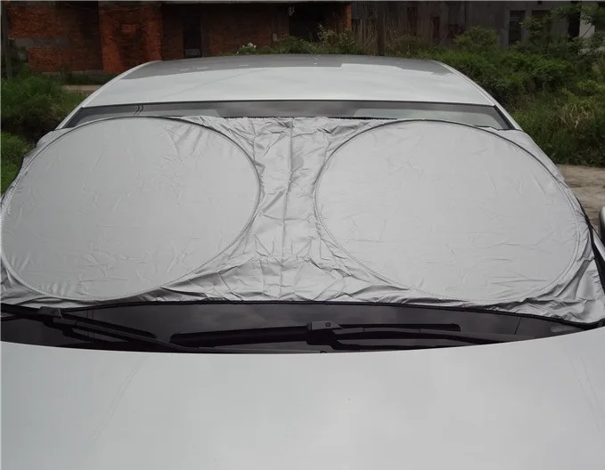 Windschutzscheiben-Sonnenschutz – Autofenster-Sonnenschutz, 99,8 % UVR-210T, Kfz-Fenster-Sonnenschutz als Auto-, SUV-, Wohnmobil-, LKW- und Autozubehör – Detail 1