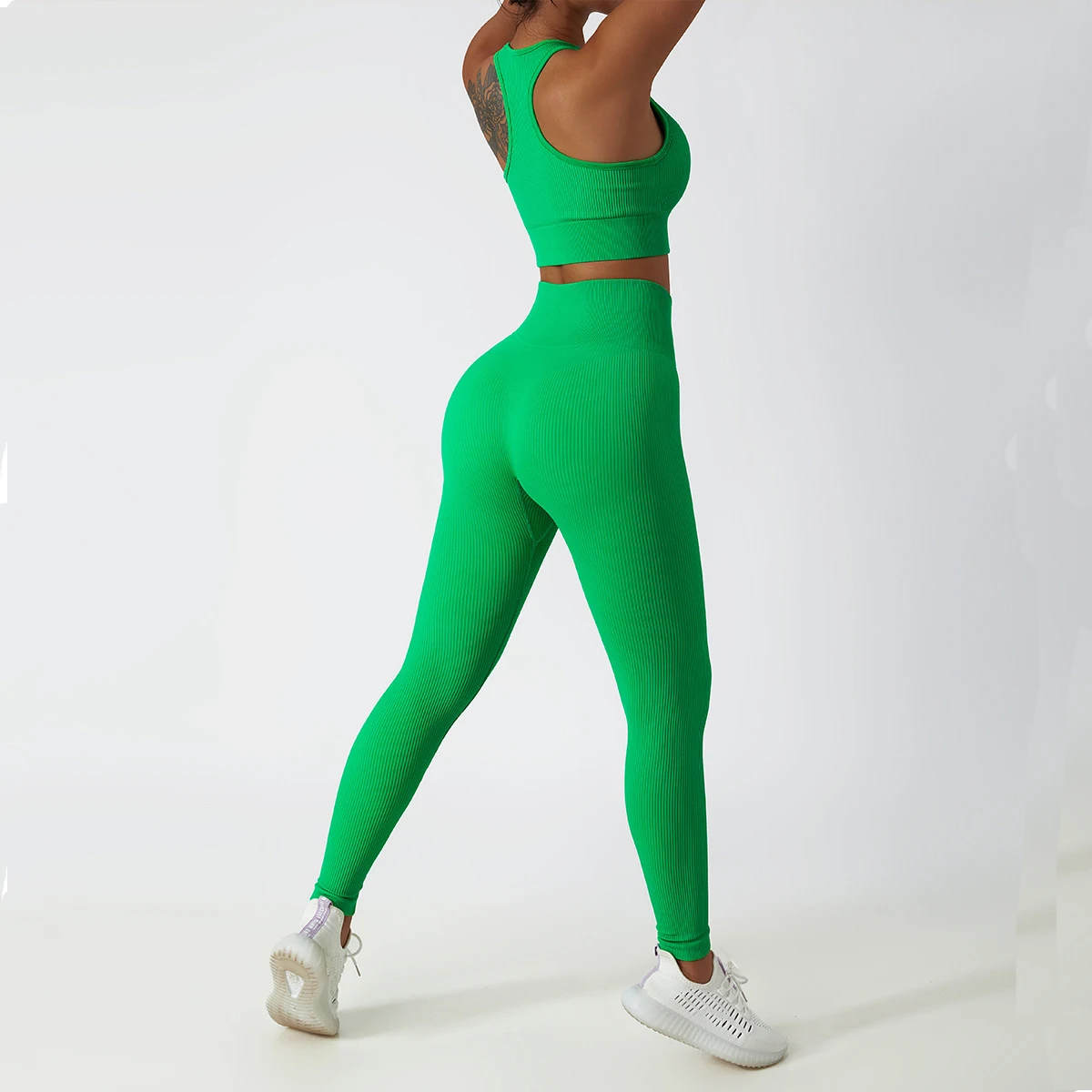 Sports Bra Set Gym Workout Set Yoga Set Fitness Set Sportswear Set Sports Set Seamless Crop Tops Gym Set Workout Clothes Women Set Workout Fitness Sport Bra Shorts Leggings Yoga Wear Gym Outfits Suits
