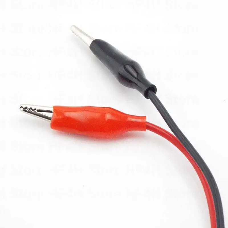 1M Dual Alligator Clip to 4mm Banana Connector Oscilloscope for Test Probe Electrical Cable Red Black Color B4