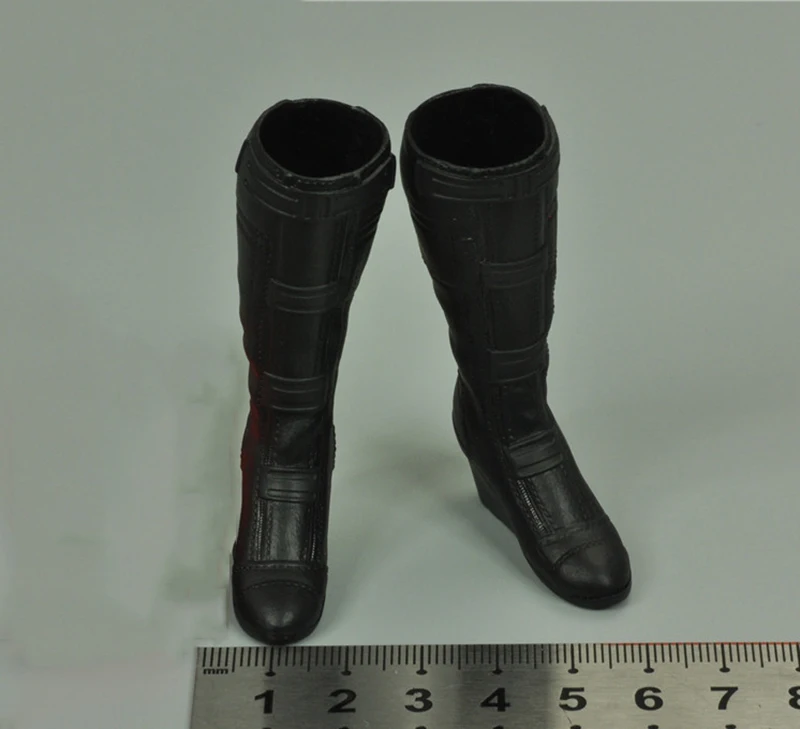 

1/6 HotToys HT MMS533 Solid Boots Shoe For 12inch Slim Female Body Figures