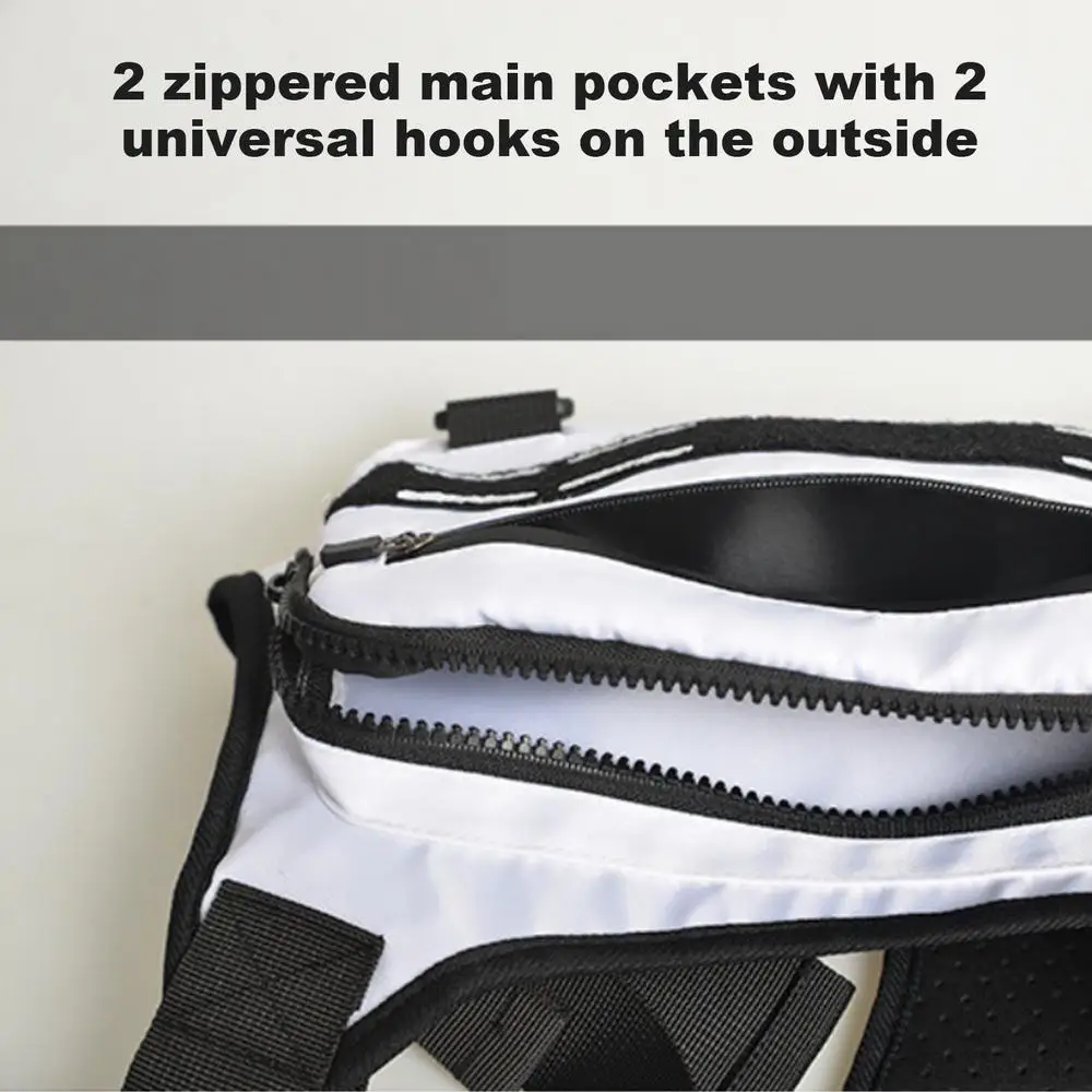 Adjustable Sport Running Chest Bag Running Vest Bag Reflective Front Chest Pack with Phone Holder Breathable Cycling Vest Bag