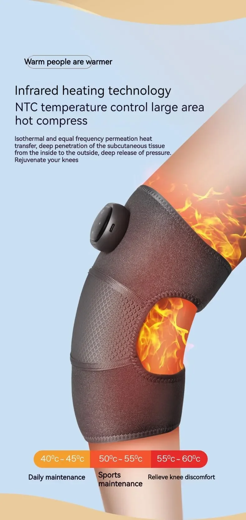 Electric Knee Heating Device Image 2