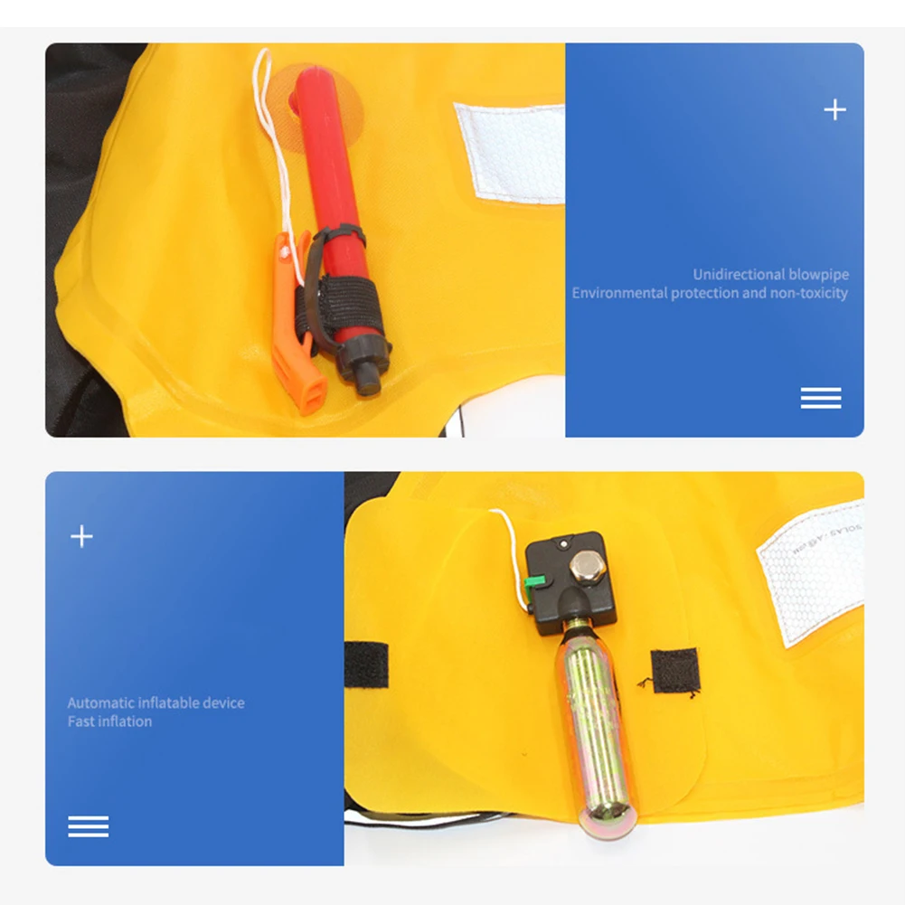 Inflatable Drifting Safety Life Belt Portable 100N Water Sports Life Belt Safe Adjustable Webbing Waterproof Outdoor Accessories