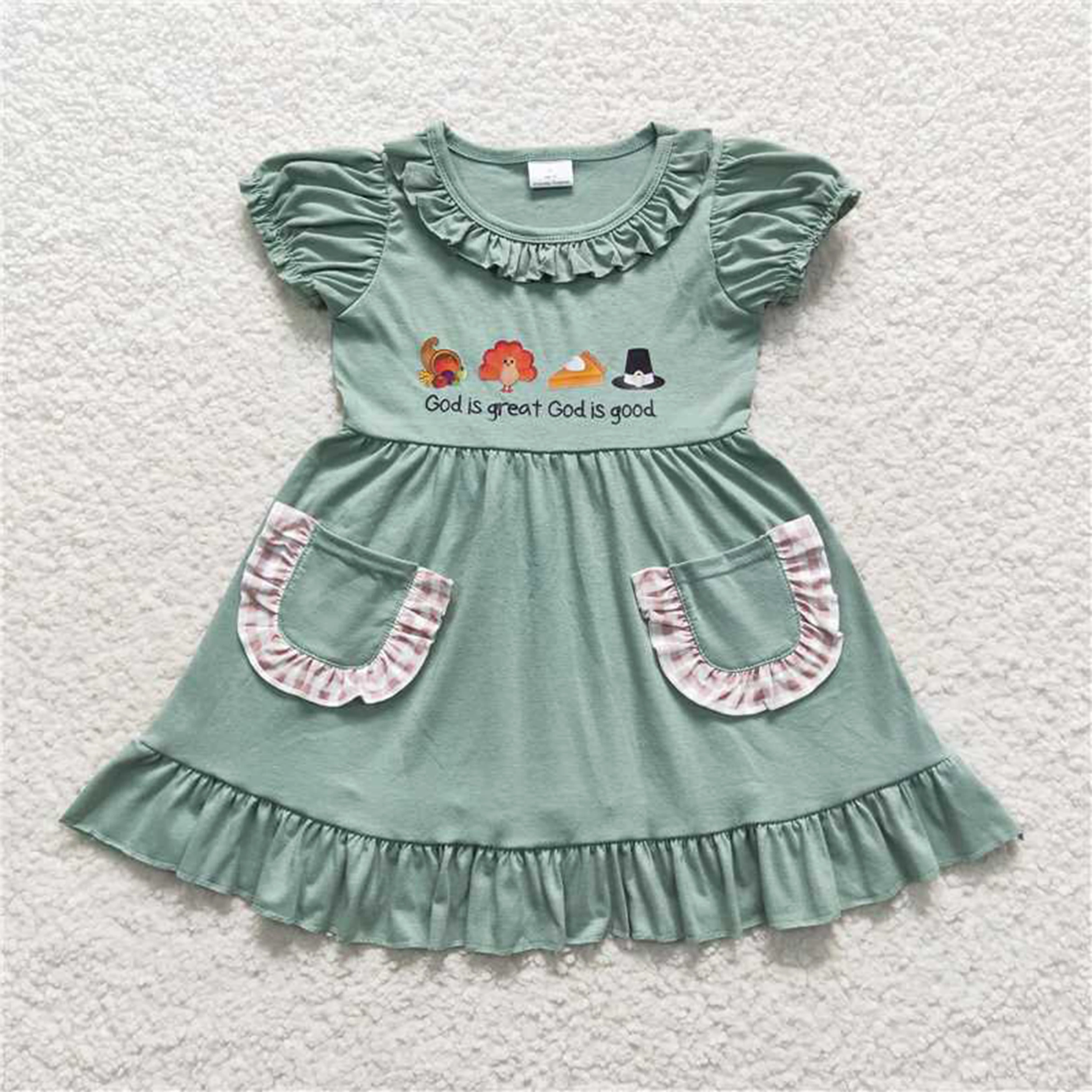 Thanksgiving Turkey Pie Sibling Clothing for Children Baby Boy Girl