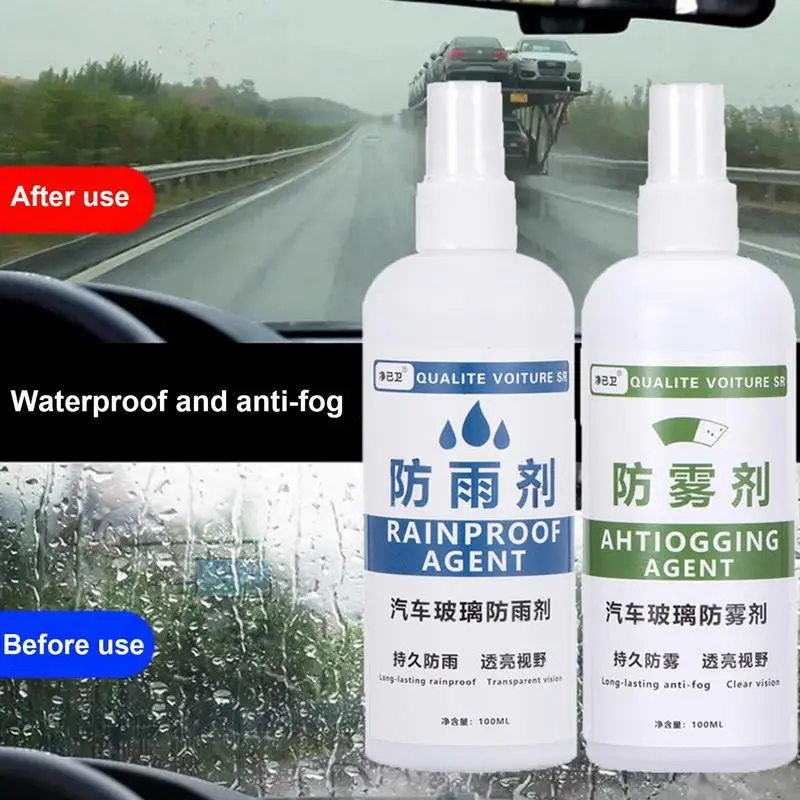 

Windshield Anti-fogging Agent Anti Fog Agent For Car Glasses To Improve Driving Visibility 100ml Anti Fog Agent For Car Glasses