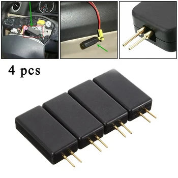 4PCS Car Air Bag Scan strumenti diagnostici emulatore Car SRS resistore Bypass errore trovare strumento diagnostico Airbag Simulator Emulator