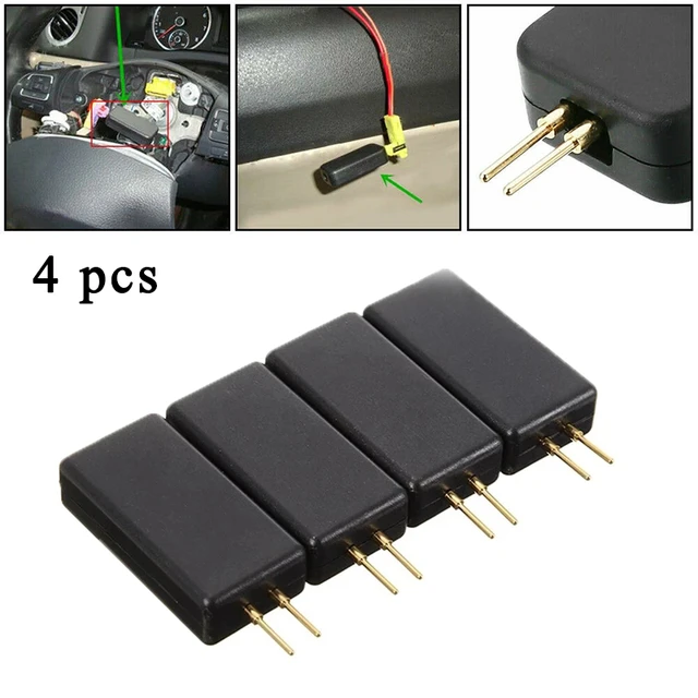 4pcs Universal Car Airbag Simulator Emulator Srs Resistor Fault Finding  Scan Inspection Diagnostic Tool Air Bag Scan Resistance Tools