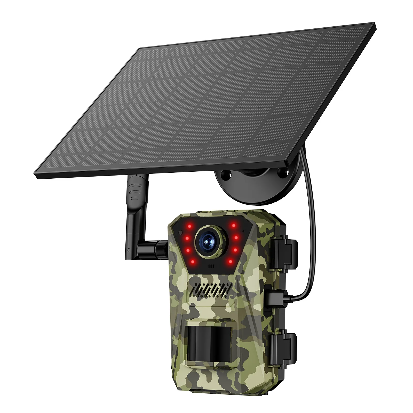 Solar Panel Hunting Camera Infrared Night Vision Monitoring