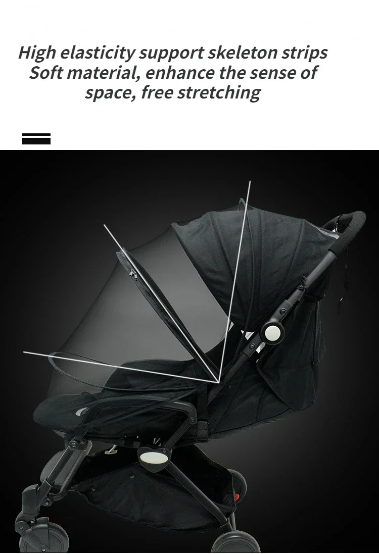 lightweight compact stroller mosquito net