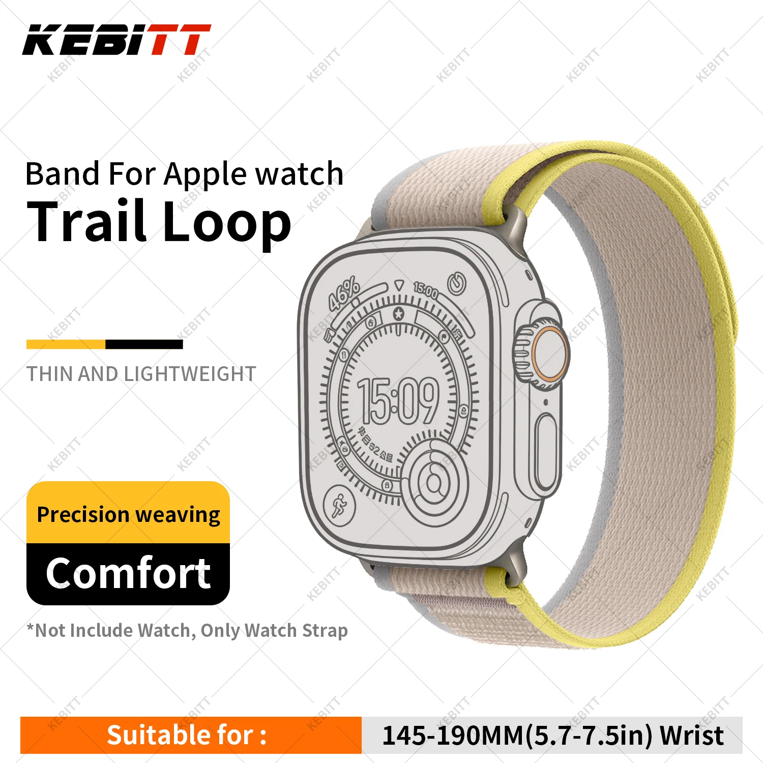 ตัวเลือกสินค้า สายนาฬิกาไนลอนคุณภาพสูง สำหรับ Apple Watch ทุกรุ่น