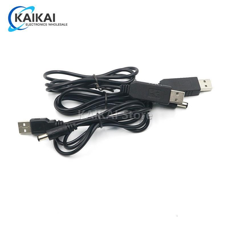 Usb Power Boost Line Dc 5v To Dc 9v / 12v Step Up Module Usb Converter Adapter Cable 2.1x5.5mm Plug
