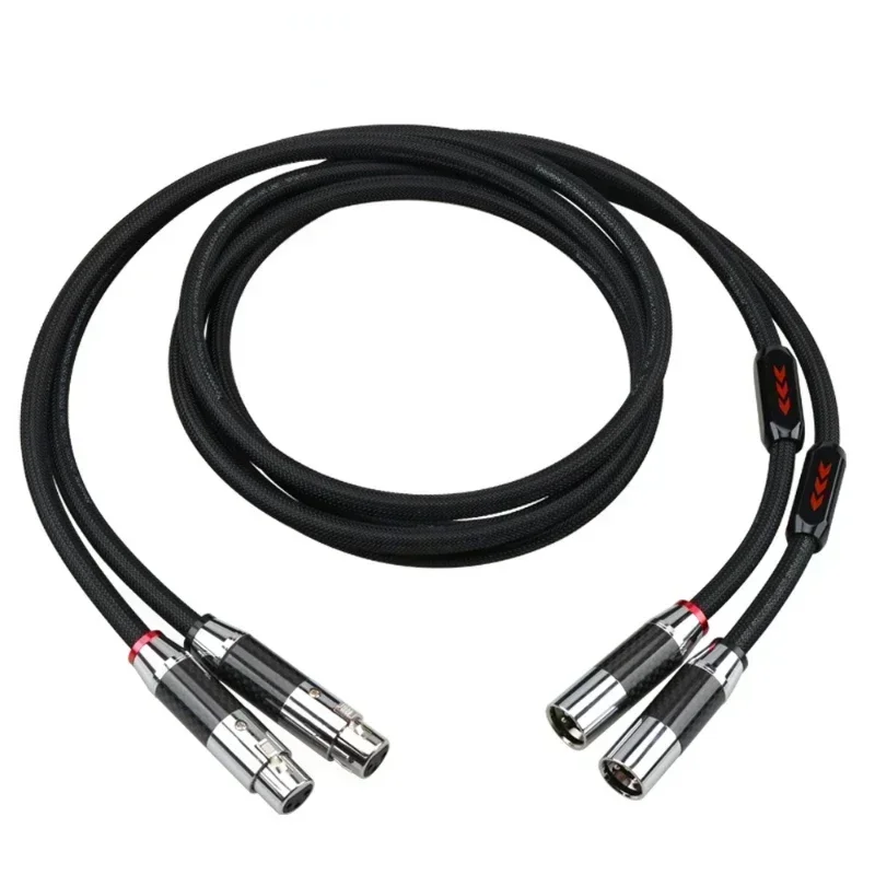 Cavo Bilanciato XLR Per Cuffia - 8 Core Placcato Argento Da 4.4mm Maschio A Doppio 3 Pin